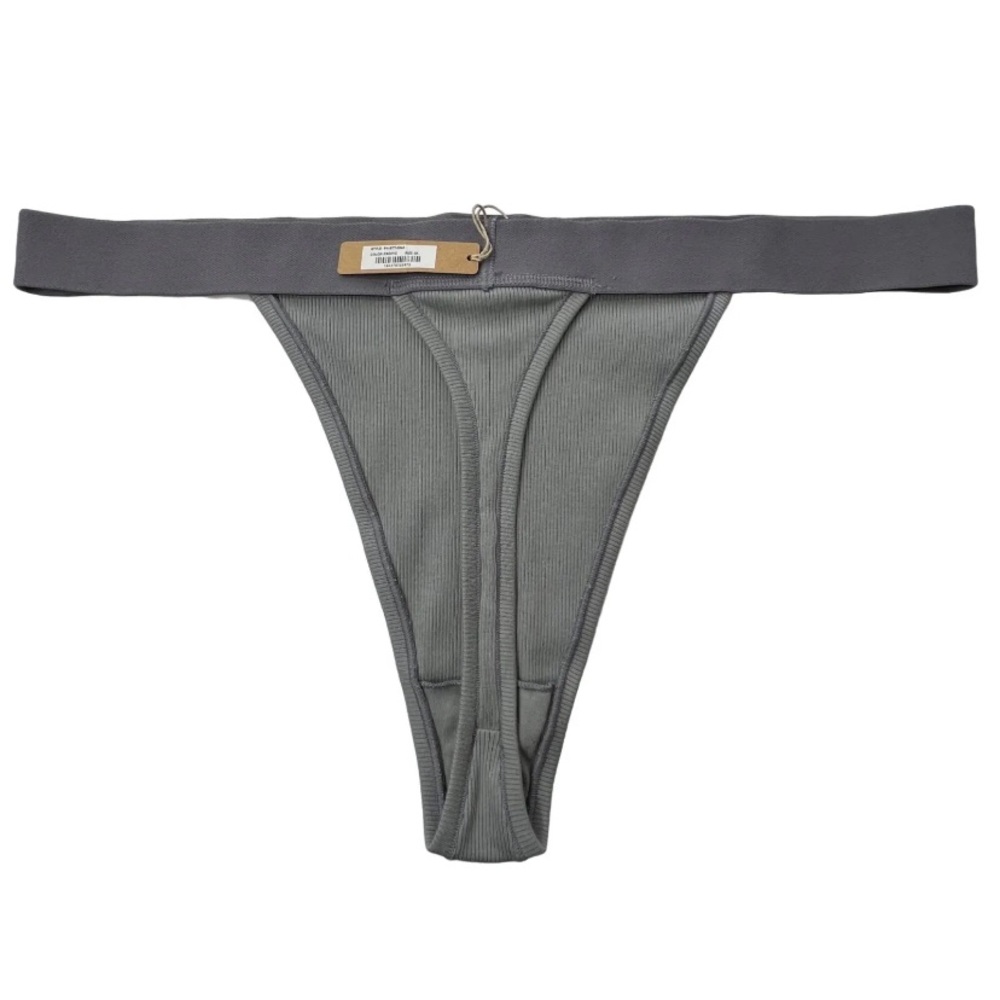 SKIMS plus size ribbed cotton panties NWT 3x pacific color - Picture 4 of 7